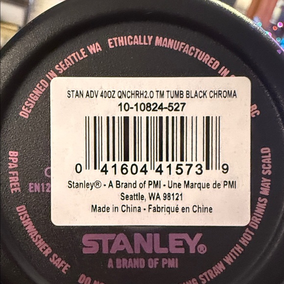 Stanley Black Chroma Insulated Tumbler 40oz-LIMITED EDITION - Picture 9 of 9